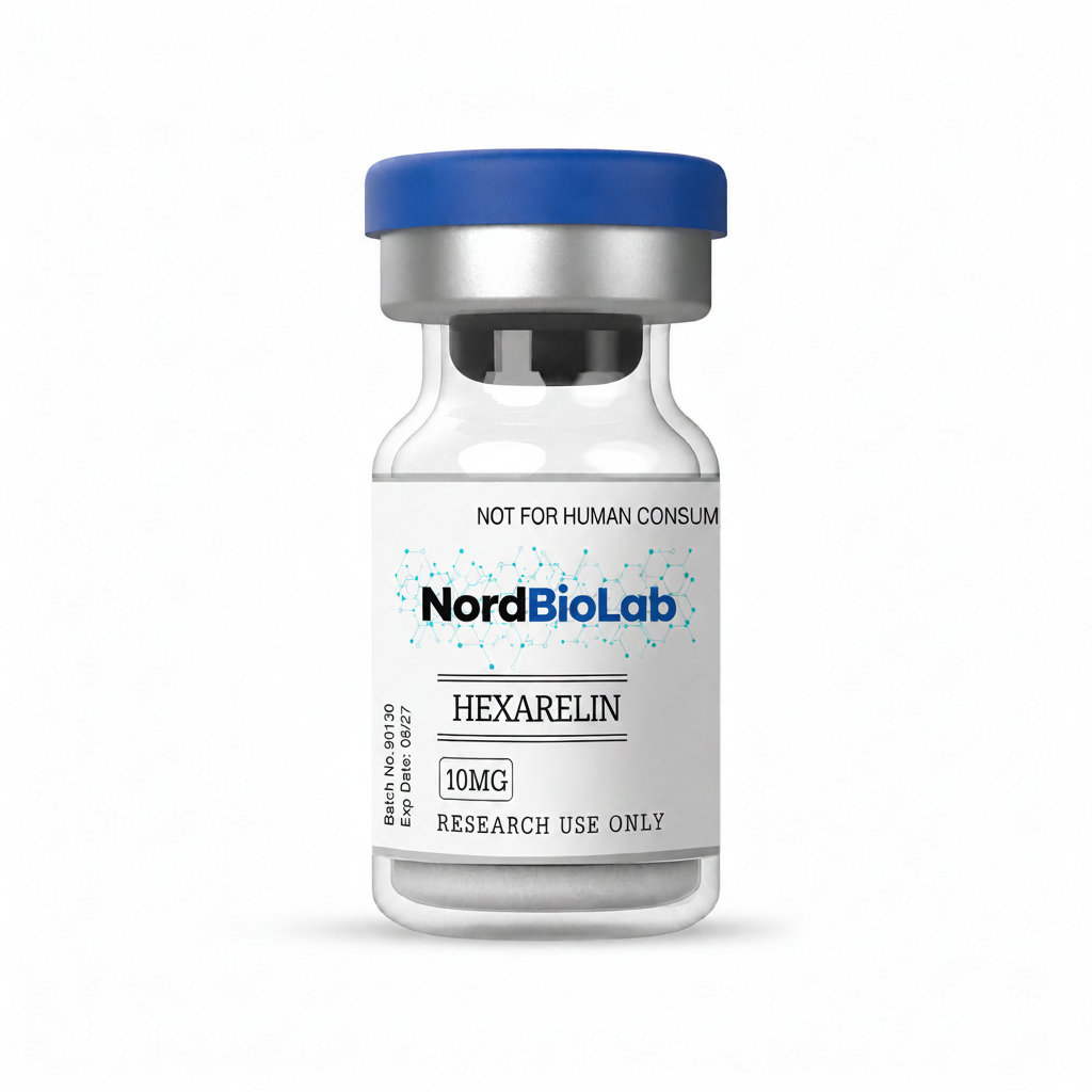 Hexarelin Peptide Vial 5mg - NordBioLab Research Use Only