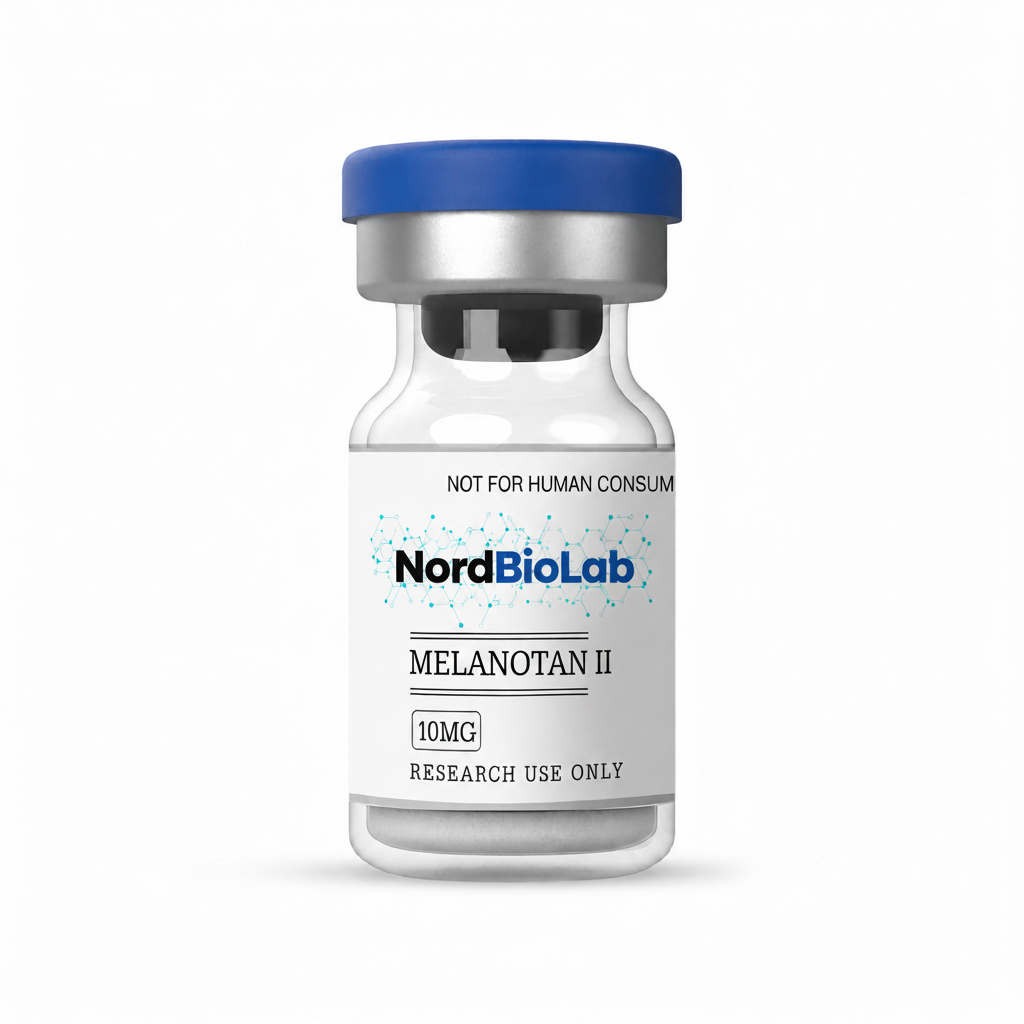 Melanotan II Peptide Vial 10mg - NordBioLab Research Use Only