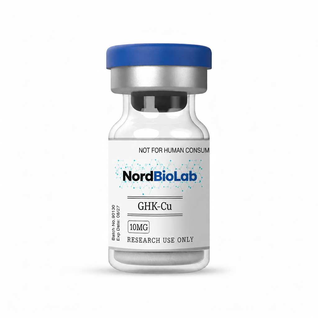 GHK-Cu Copper Peptide Vial 5mg - NordBioLab Research Use Only